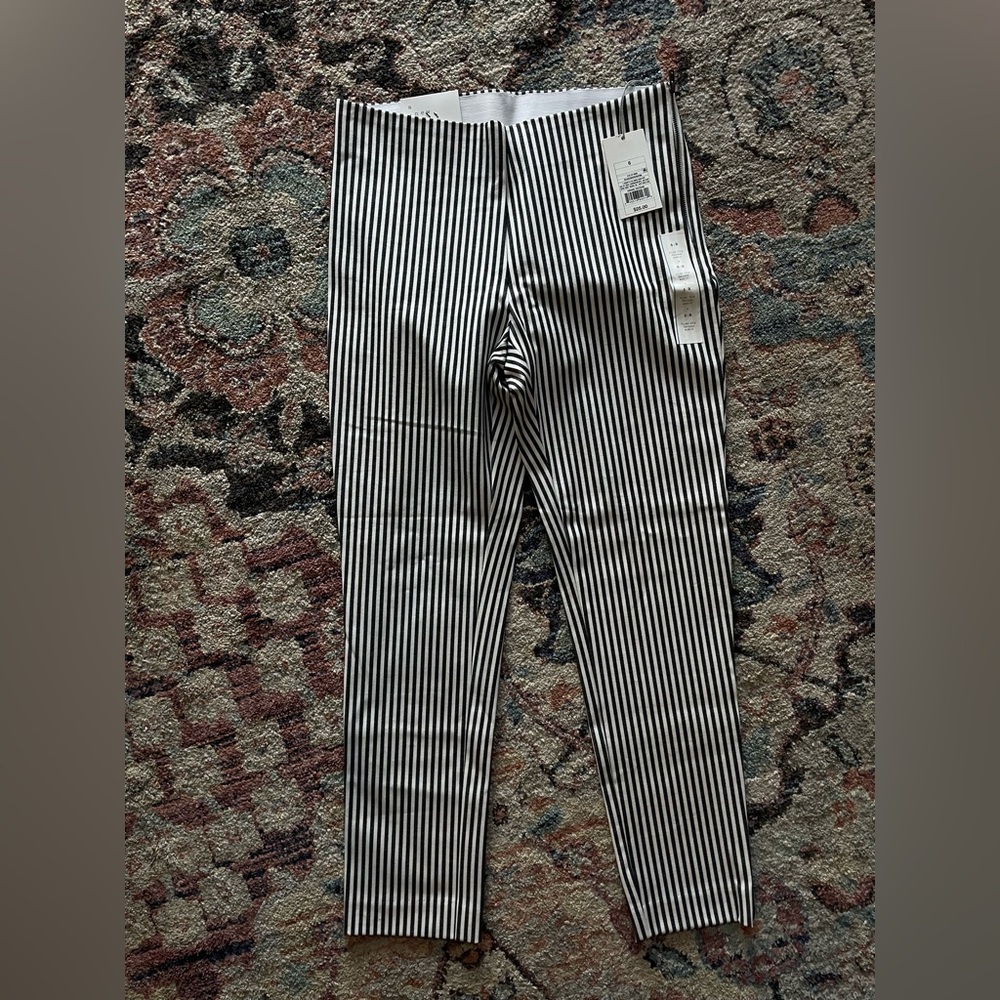 NWT Black and White Striped Pants